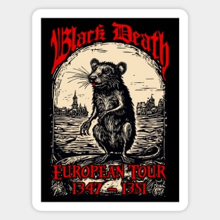 Black Death on Tour [Variant] Magnet